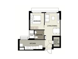 Blk 419B Waterfront II @ Northshore (Punggol), HDB 2 Rooms #546261301